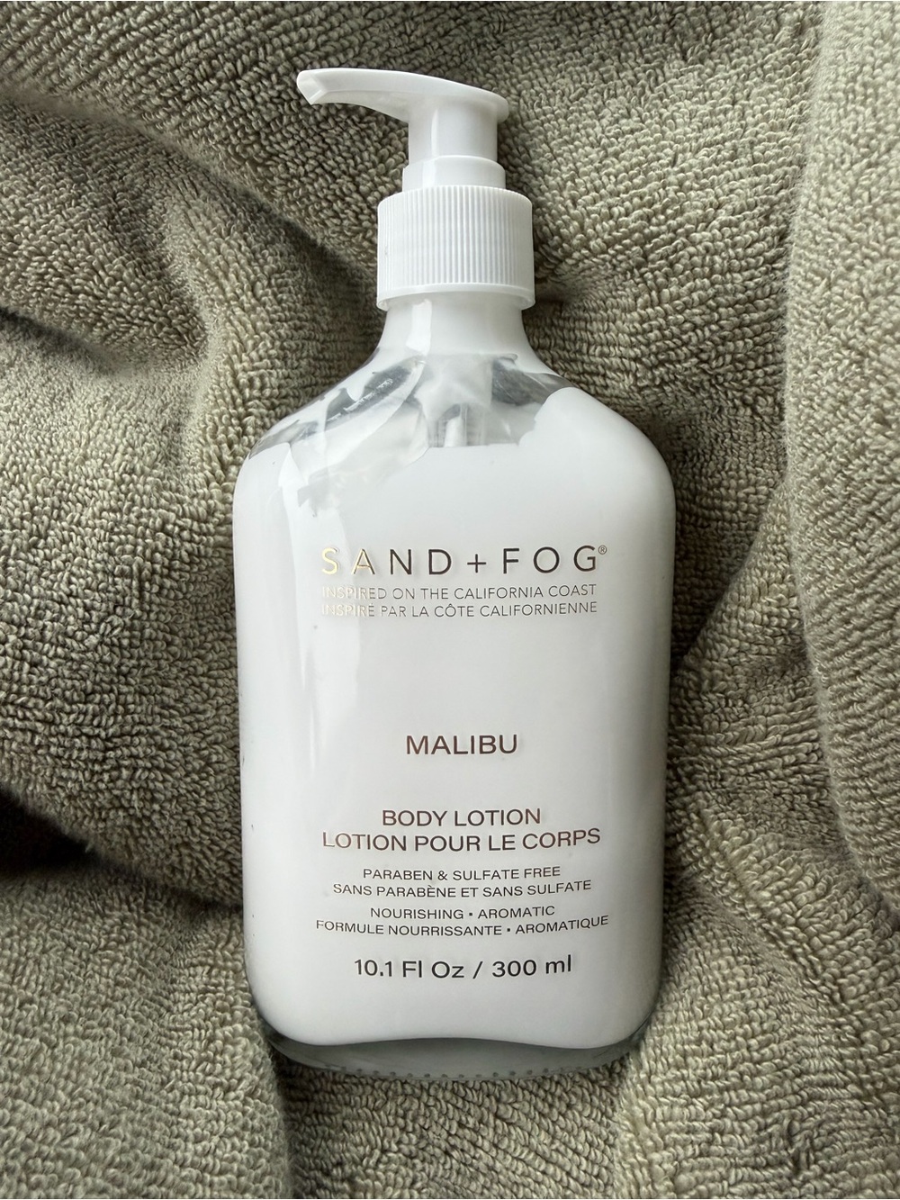 ✨New✨  Sand + Fog: Malibu Body Lotion (300 mL glass bottle)